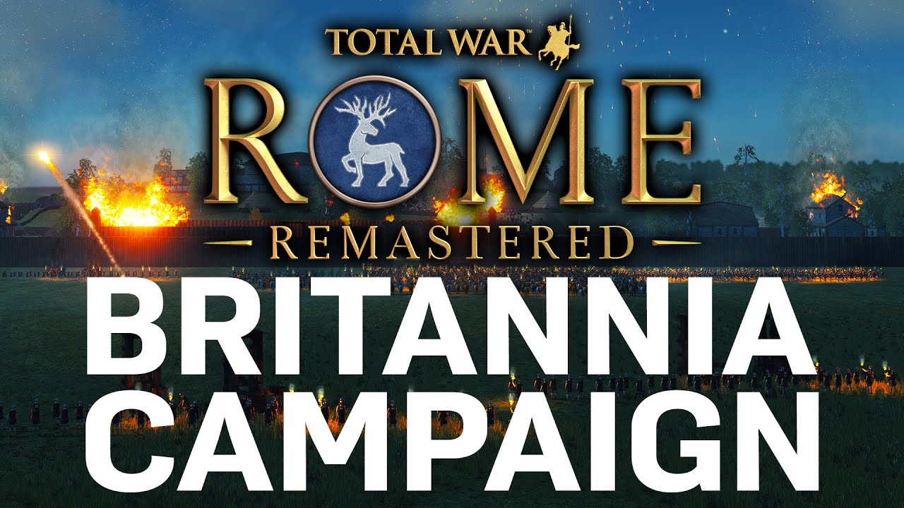 BARBARIANS AT THE GATE! Total War: Rome Remastered - Britannia Campaign Gameplay