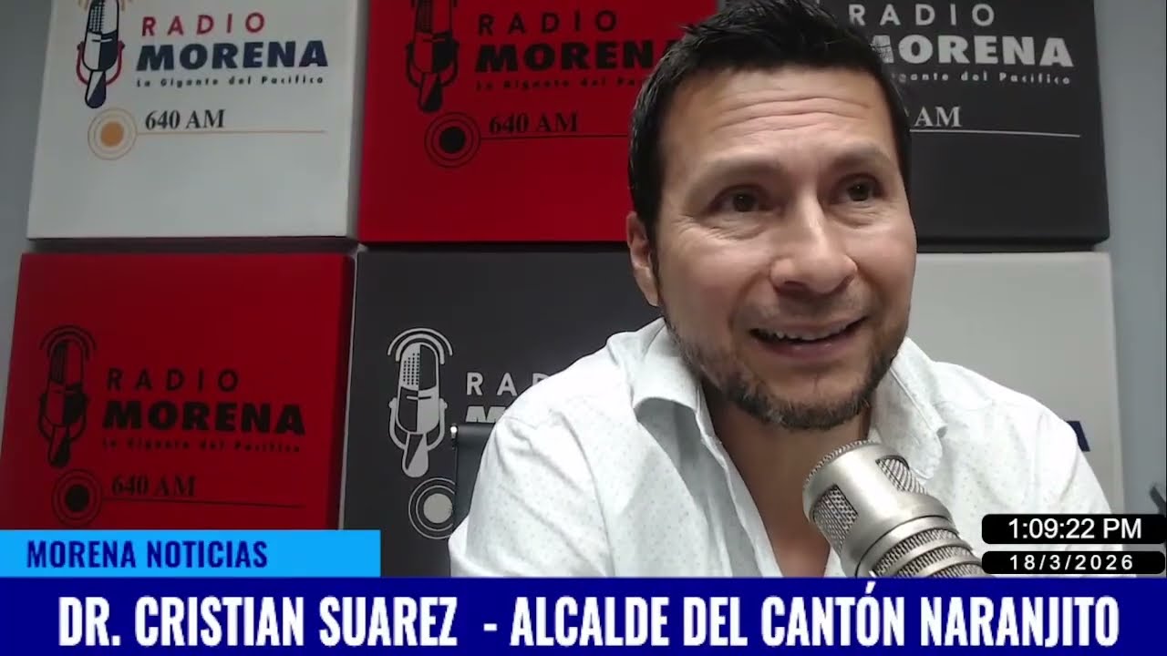 Dr. Cristian Suarez - Alcalde del cantón Naranjito - Guayas