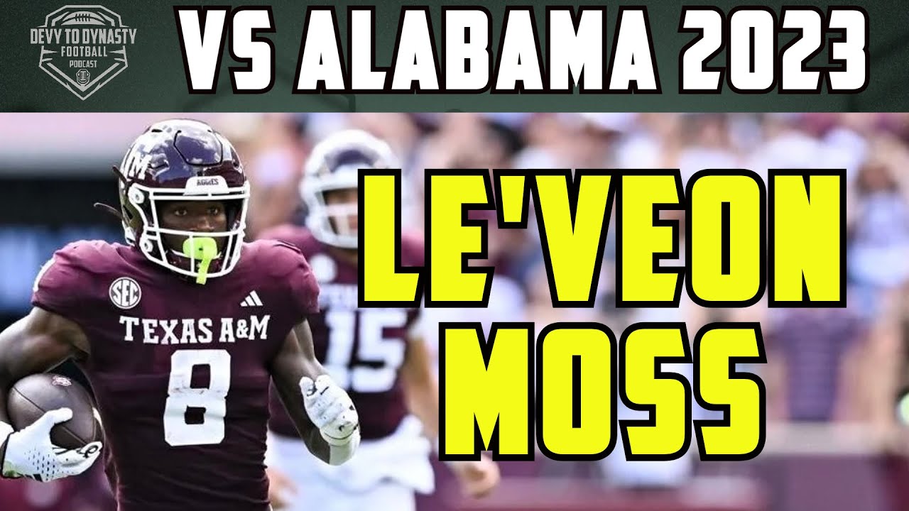 Le'Veon Moss Highlights vs Alabama 2023