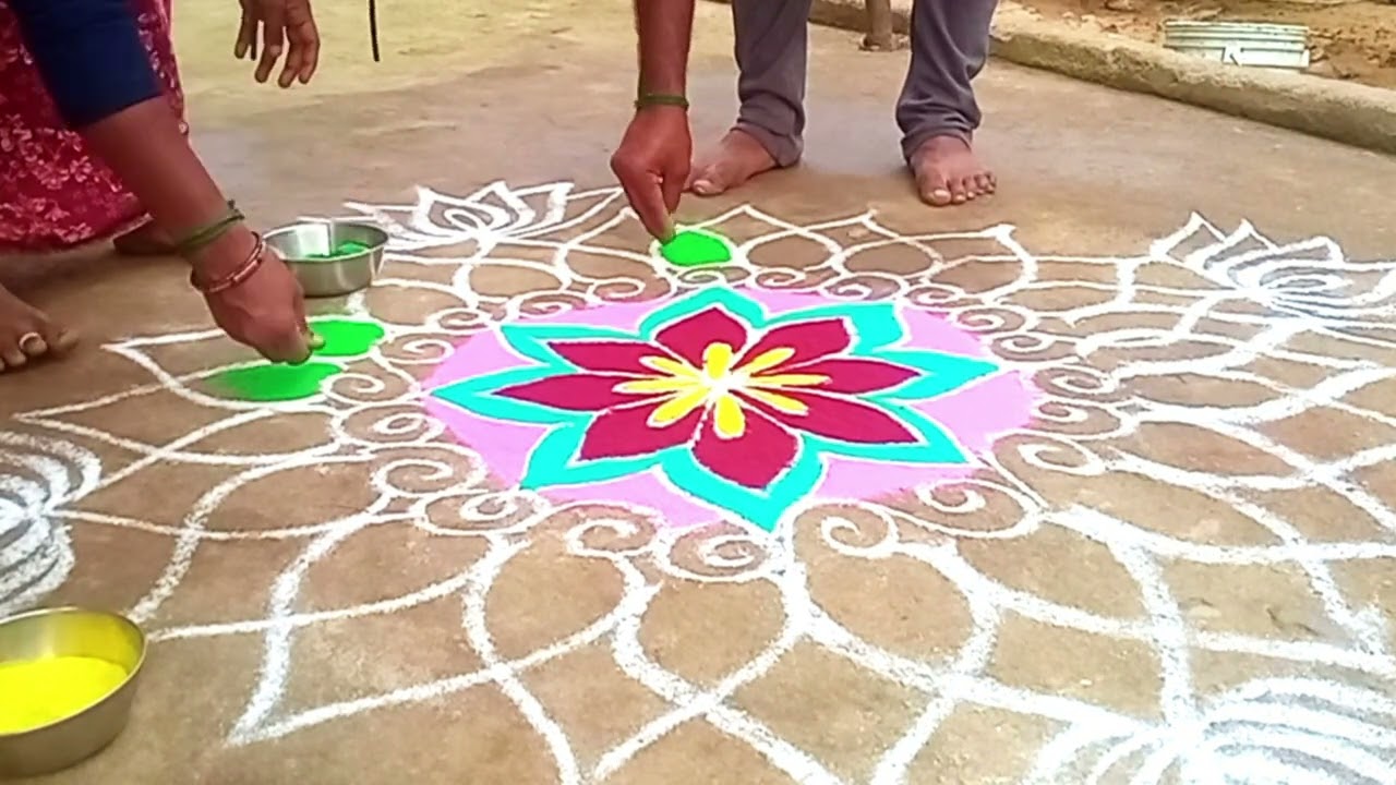 SIMPLE RANGOLI  DESIGNS FOR FASTIVALS sankrantimogulu@gmail.com #like #subscribe #share #trendingno1