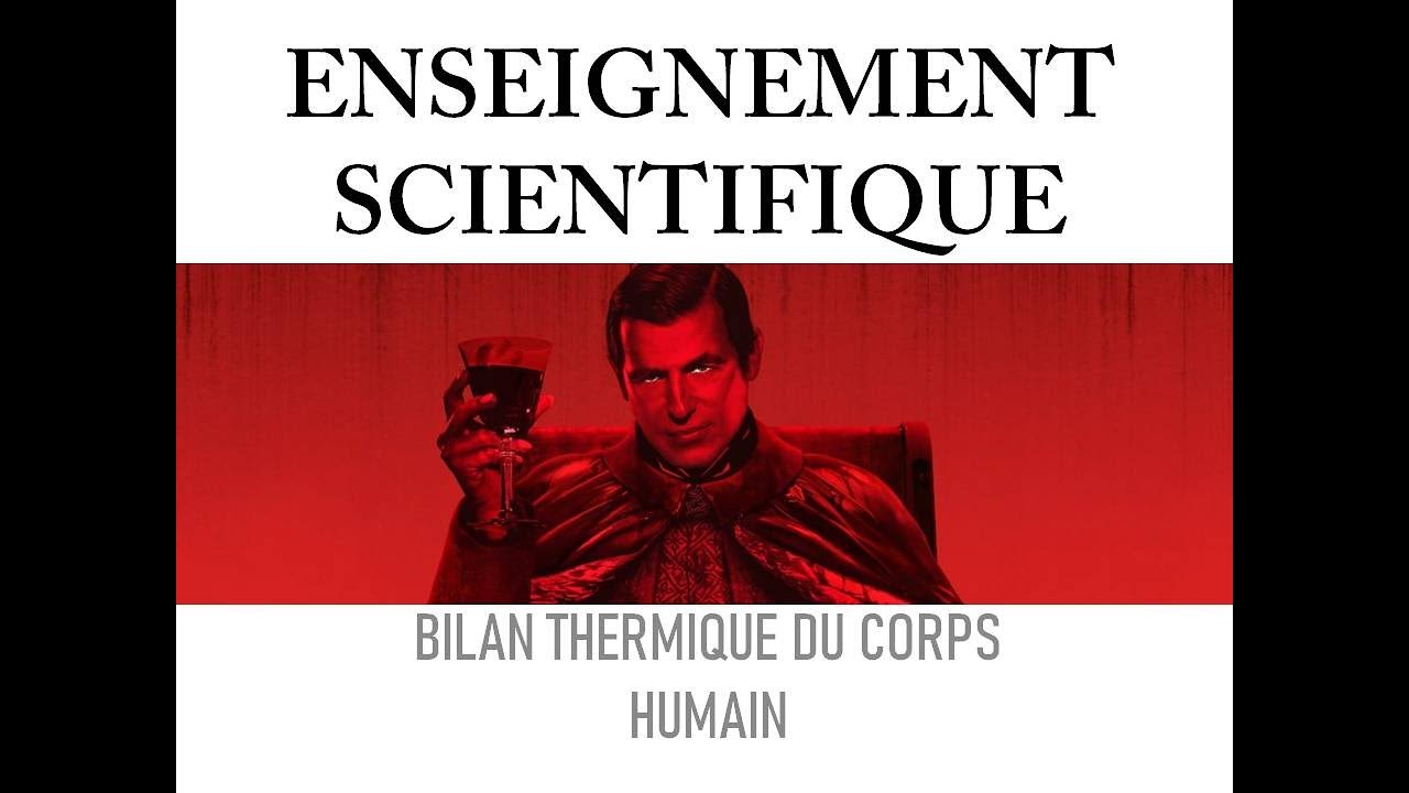 le bilan thermique du corps humain