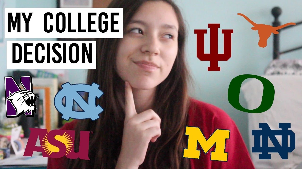 Where am I going to college? | my college decision + how I decided