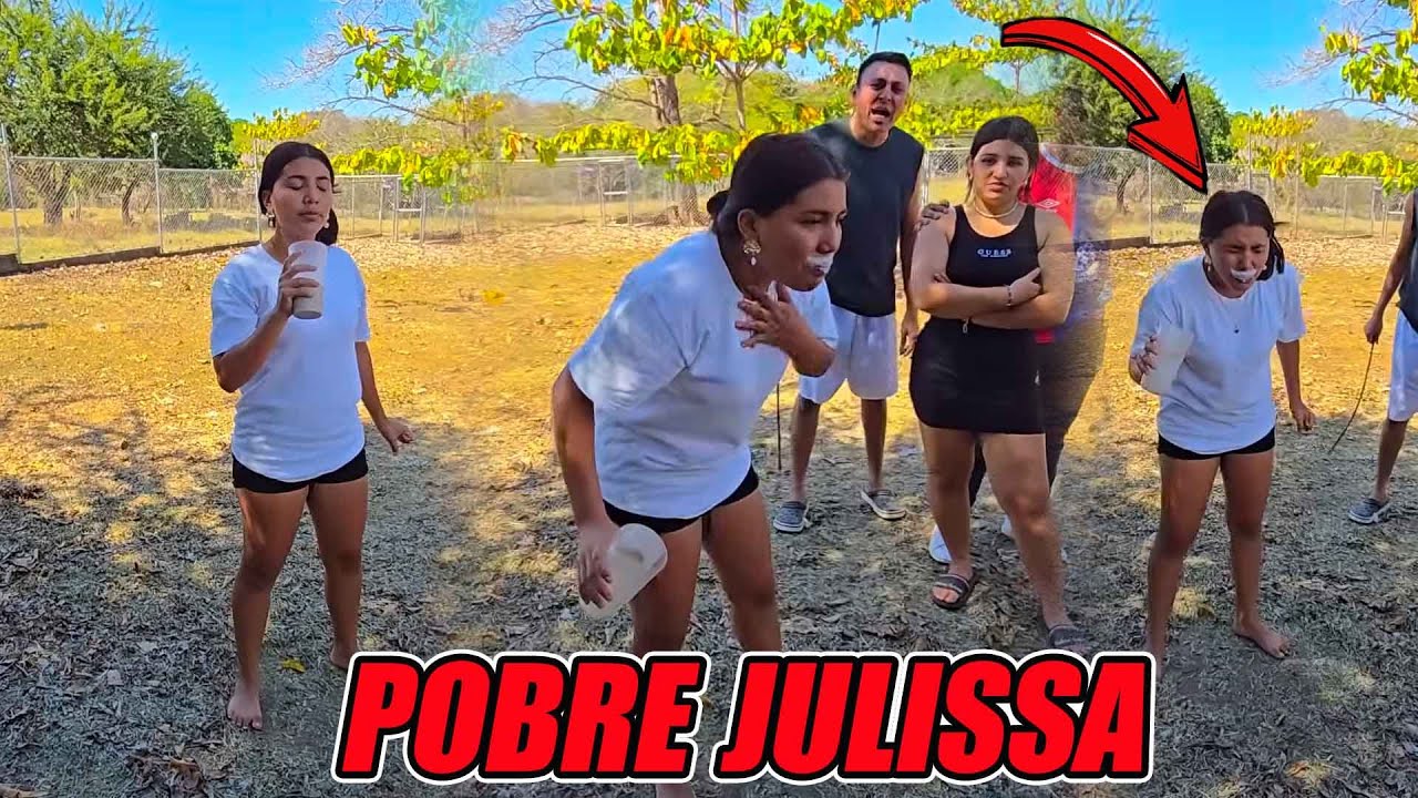 Llego el turno de cumplir el reto a Julissa 😨