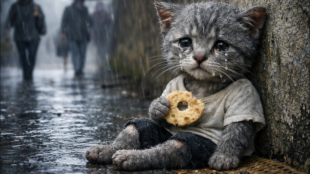 Alone in the World | The Sad and Beautiful Story of a Kitten 🐾