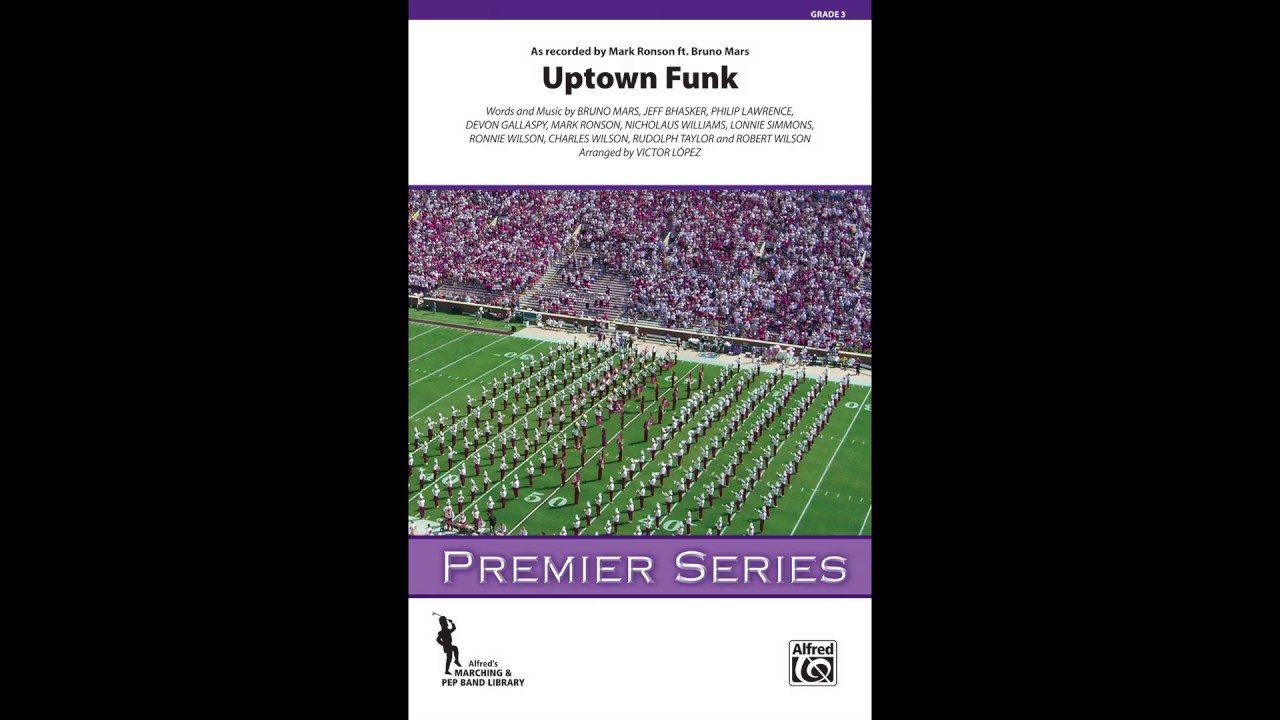 Uptown Funk, arr. Victor López – Score & Sound