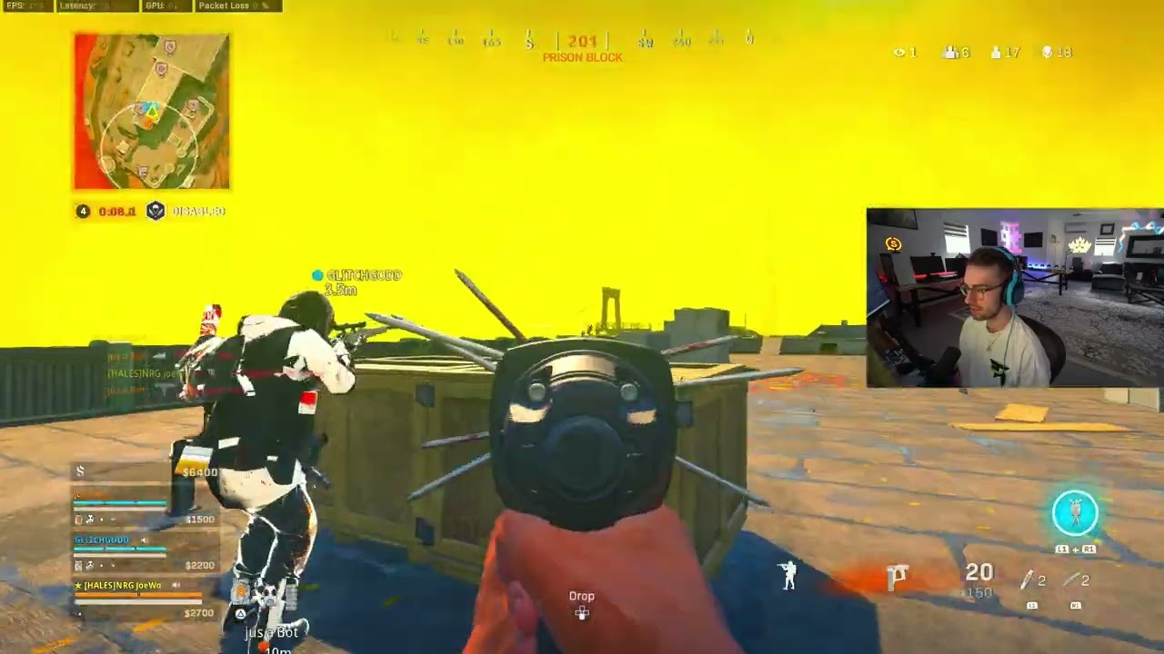 JOEWO HITS THE KNIFE THROW OF THE WEEK (TOP WARZONE FUNNY MOMENTS & BEST HIGHLIGHTS)
