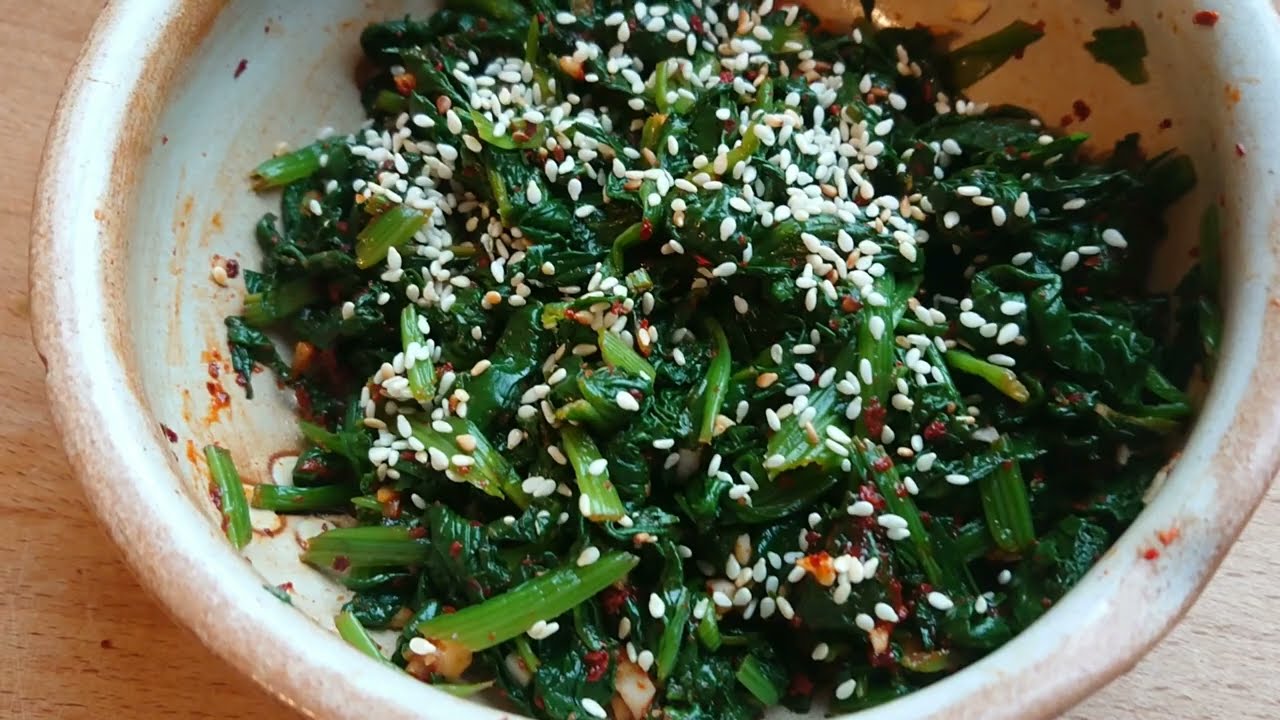 recette Salade d'&eacute;pinards &eacute;pic&eacute; / chez Linh&Darkov