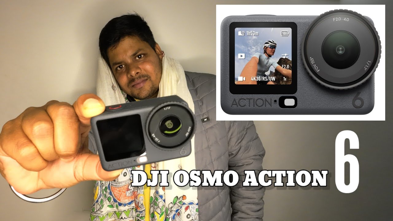 DJI Osmo Action 6 Finally camera le hi liya🤩😍 Review  4.2 rating out of 5