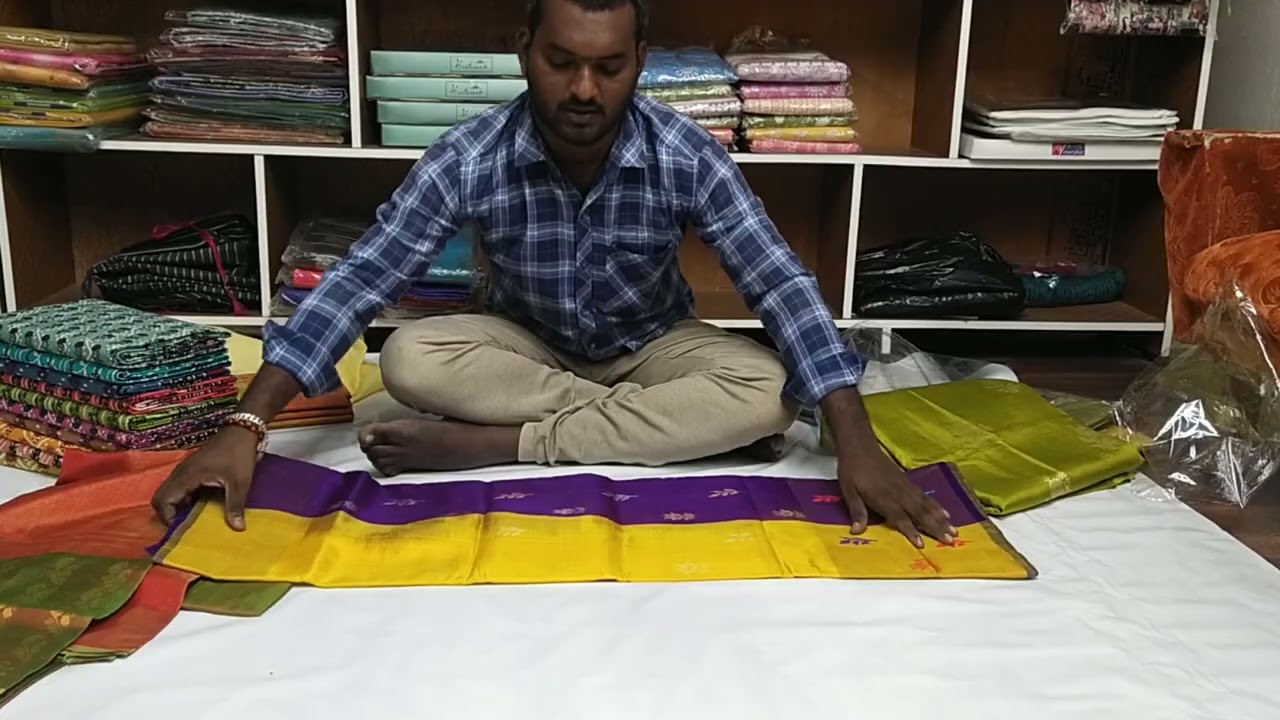 Uppada Pure Pattu and Own Weaving Sarees 