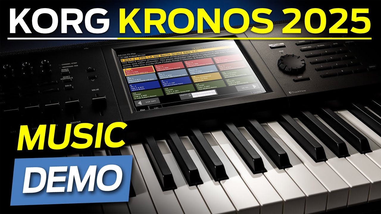 Korg KRONOS 2025 | Refreshed Workstation | Music Demo - No Talking 🎹🔥