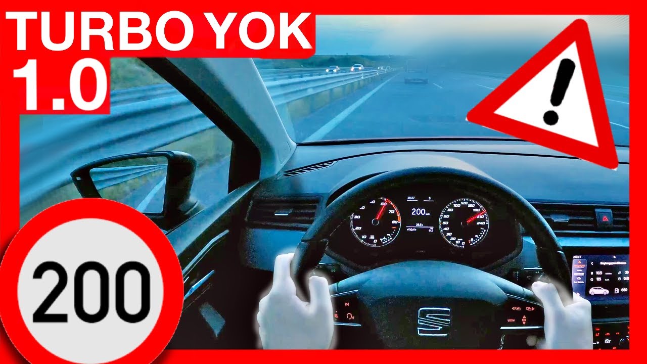 1.0 ATMOSFERİKLE 200+KM/H! Seat ibiza PERFORMANS TESTİ