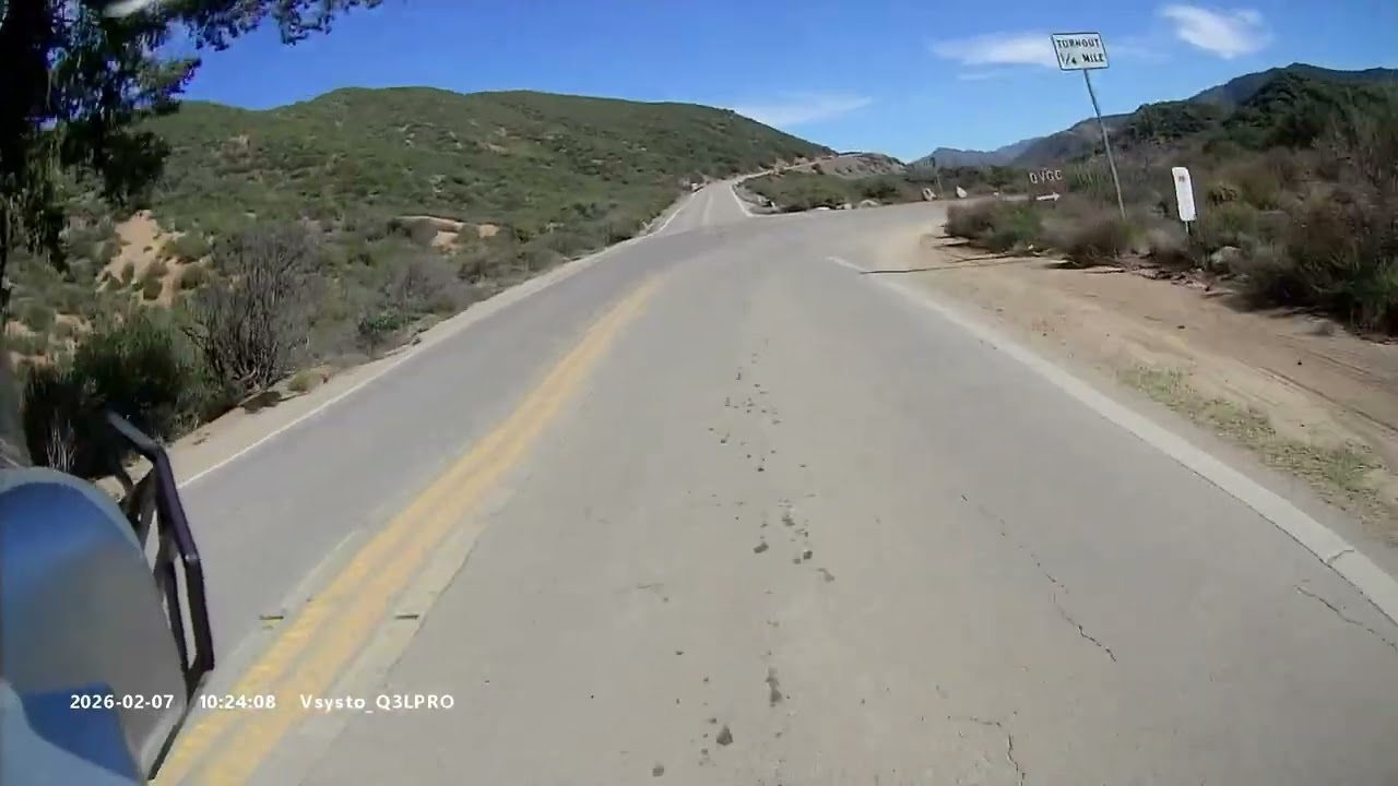 Ojai Loop, front camera Feb 7, 2026