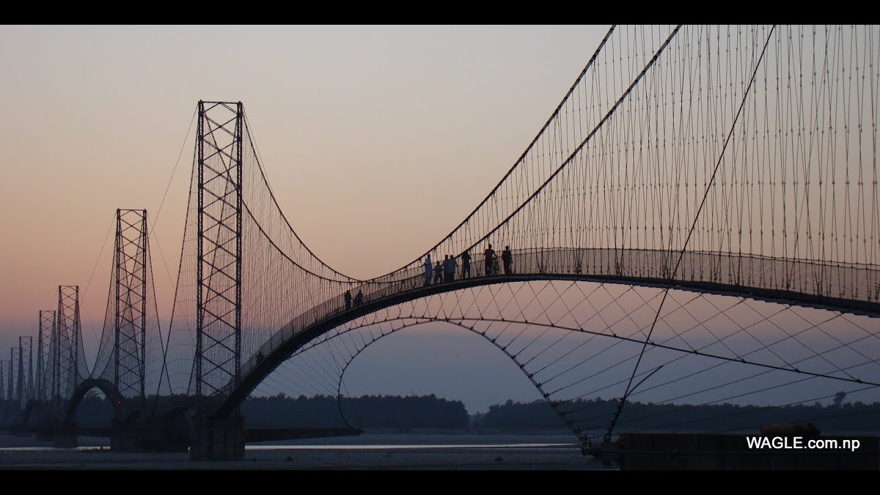 MAHAKALI SUSPENSION BRIDGE II CHANDANI DODHARA BRIDGE II 3RD LONGEST SUSPENSION BRIDGE IN ASIA