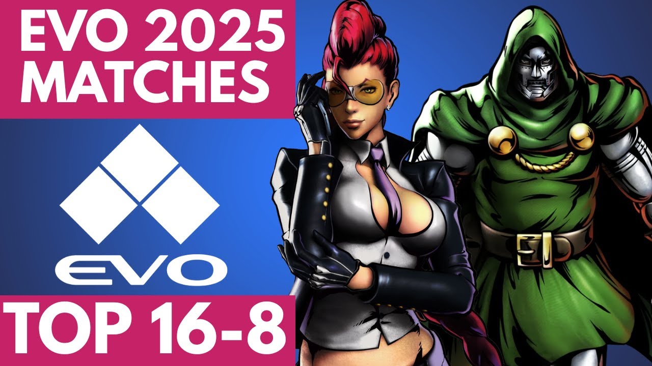 TOP 8 UMVC3 at EVO 2025 - Ultimate Marvel vs. Capcom 3 TOP 16 BYOC Tourney