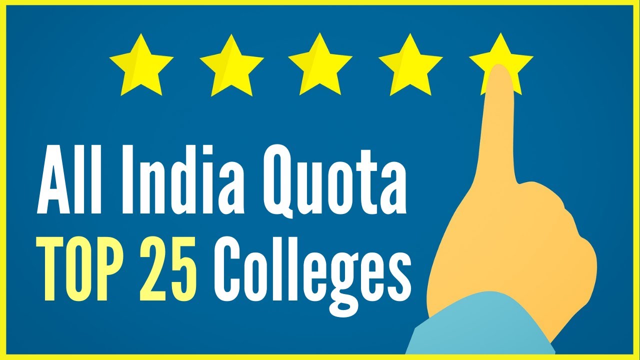 Top 25 Medical Colleges in All India Quota | AIQ Cutoff 2019