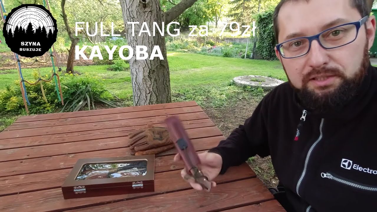 Nóż Bushcraftowy / myśliwski KAYOBA, FULLTANG