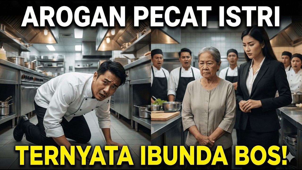 CHEF SOMBONG HINA MASAKAN ISTRINYA, MENANGIS SAAT TAHU NENEK LUSUH ITU IBUNDA BOSNYA!