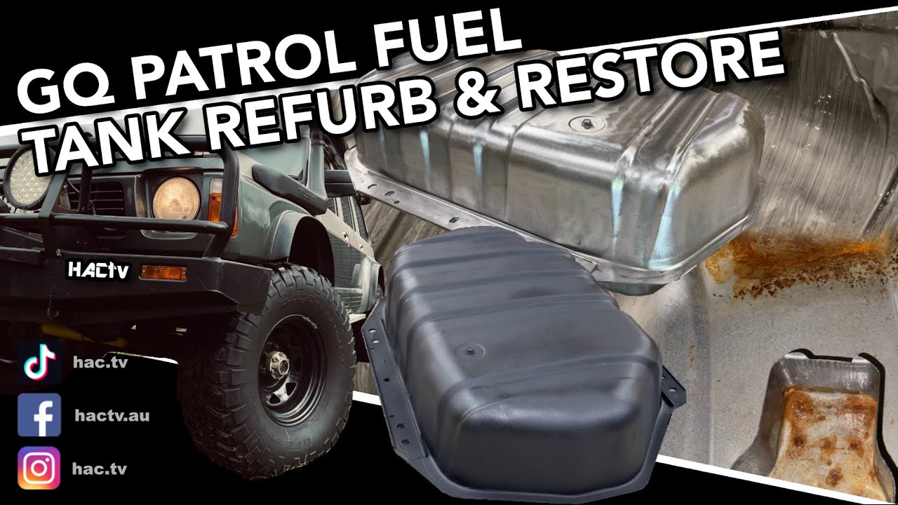 Fixing old rusted fuel tank | KBS | Fuel Tank Restoration GQ Patrol