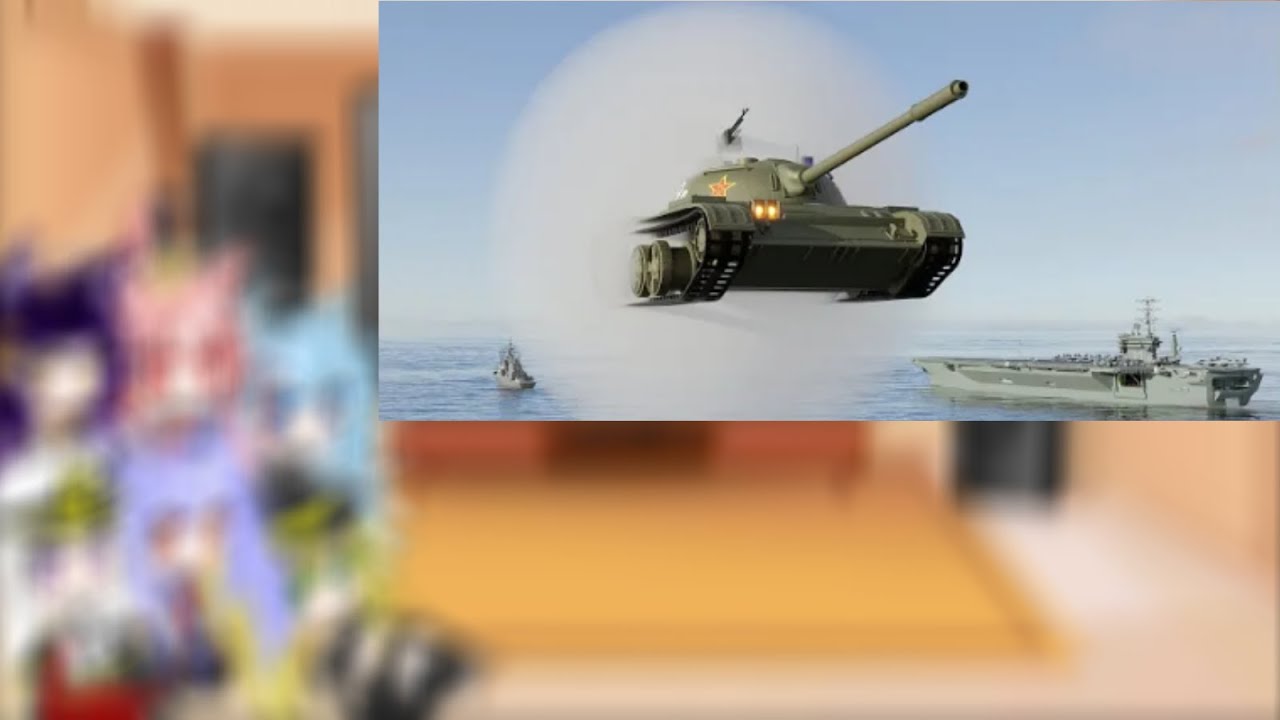 Azur Lane girls react to Footage of T59 tank | GCVR