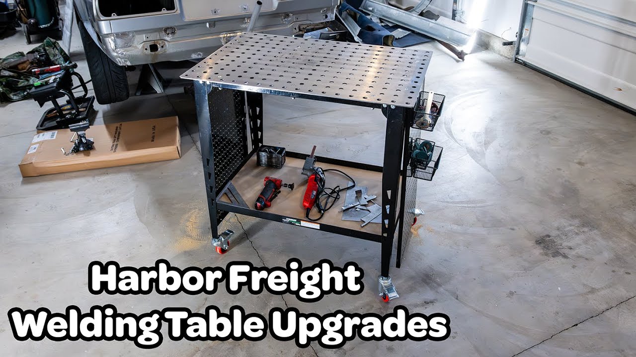 Welding Table Upgrades Ideal for a Small Workshop