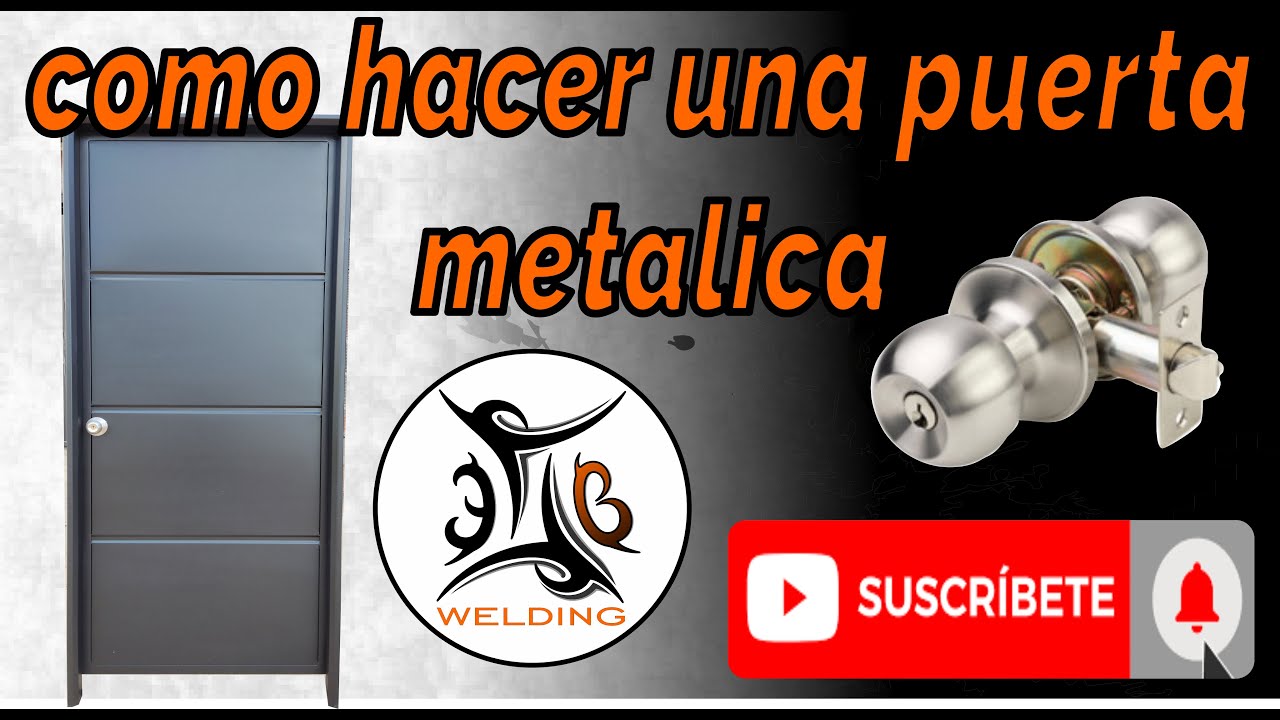 C&oacute;mo hacer una puerta met&aacute;lica paso a paso - doordesign