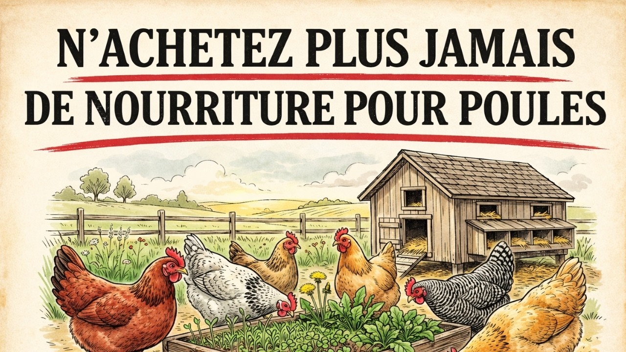 COMMENT LES AMISH REMPLACENT LA NOURRITURE DES POULES AVEC 5 PLANTES GRATUITES (POURQUOI CACHÉ ?!)
