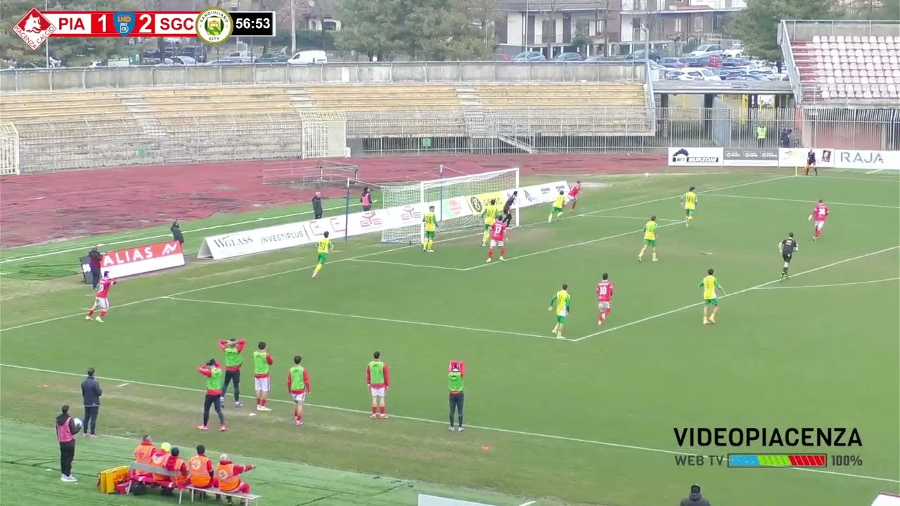 PIACENZA CALCIO 1919-SANGIULIANO CITY: 2-3 (23 giornata Serie D GIR.D 2025/26)