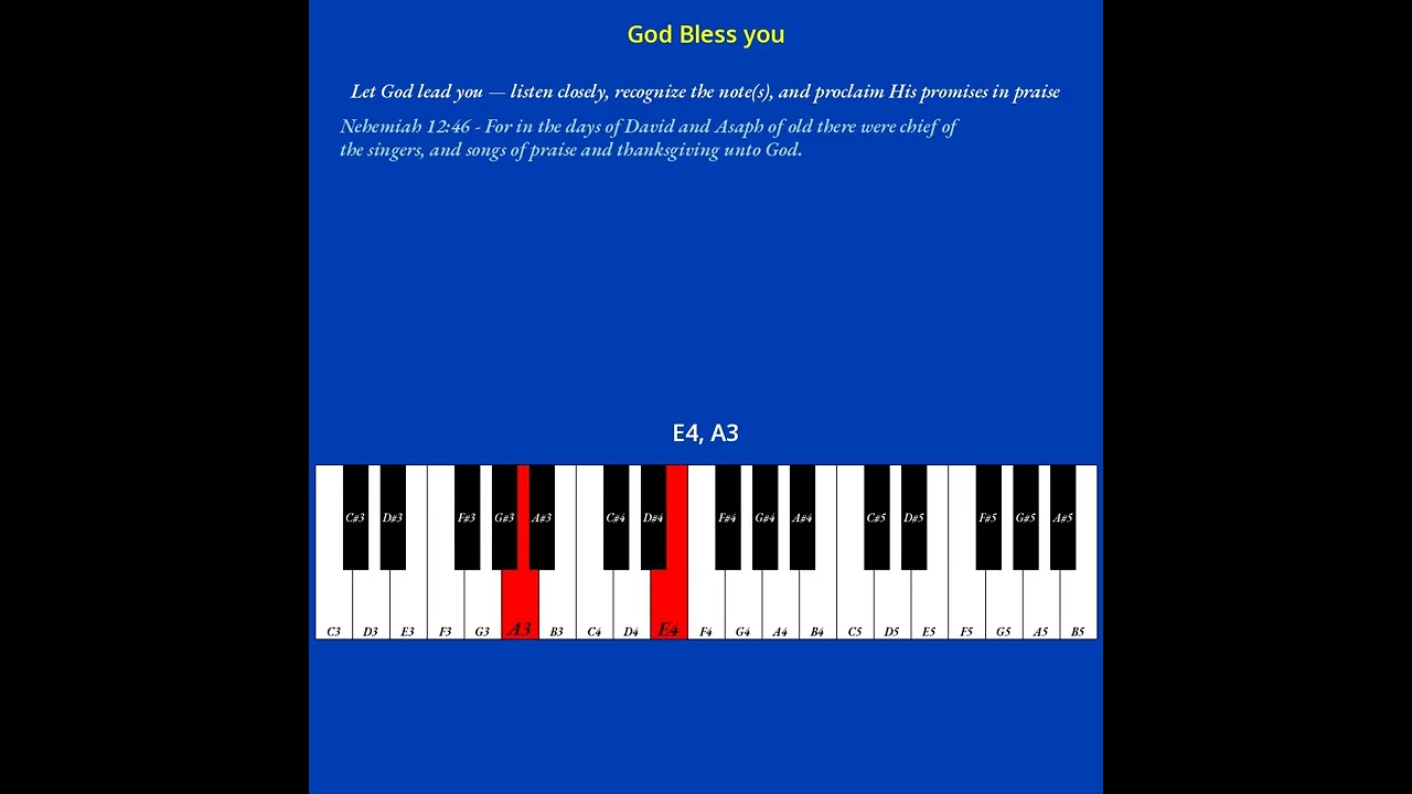 Bible Music Ear Note Training Shorts January 28, 2026