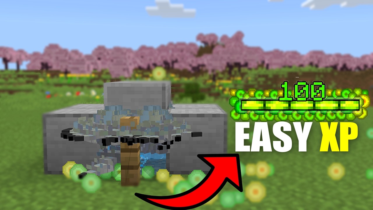 NEW BEST EVER XP FARM in 1.21 Minecraft Bedrock ! (No Trident) 