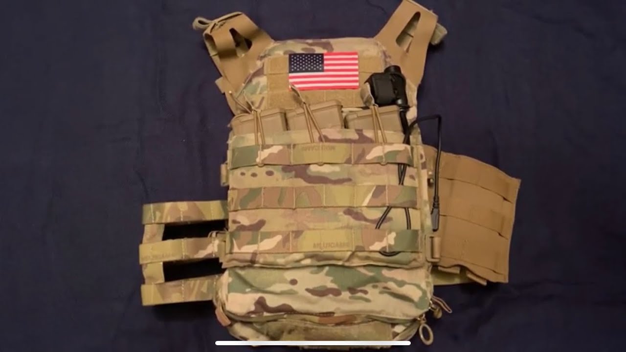 Crye JPC 1.0 minimalist setup with Haley Strategic flatpack and Ferro dangler