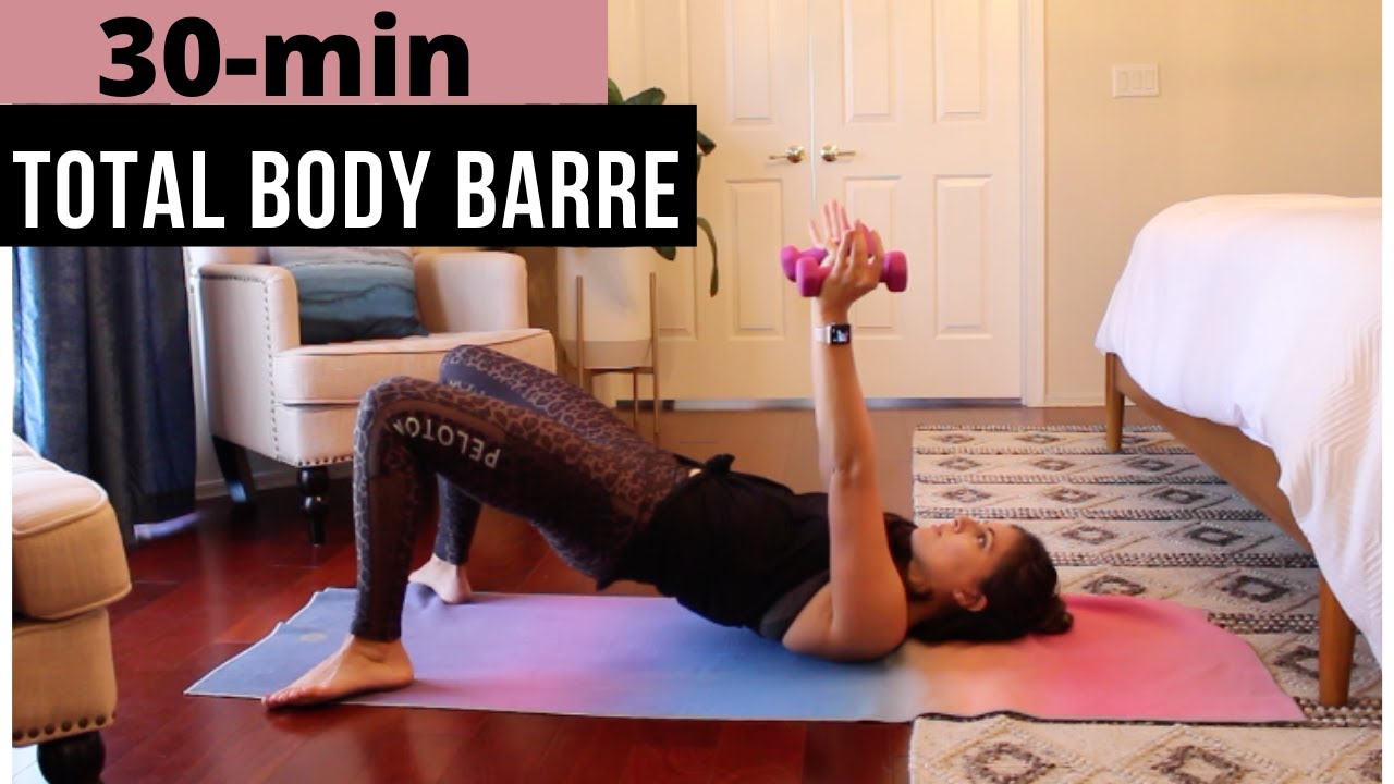 30-minute Total Body Barre Workout with Weights