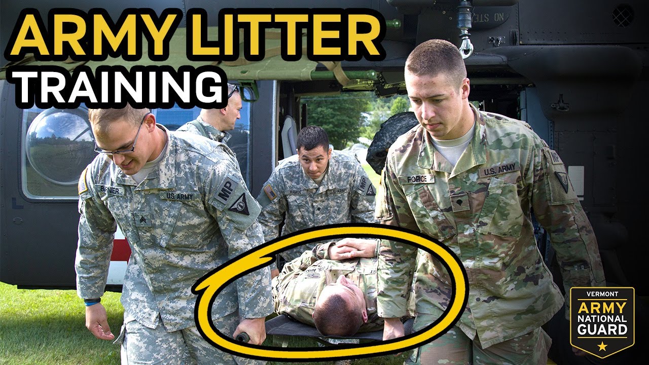 How to use an Army Litter