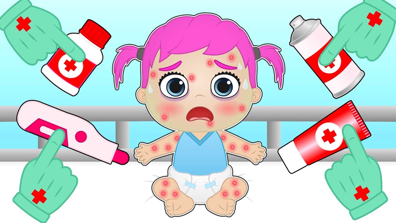BEB&Eacute;S ALEX Y LILY 🤒 Lily est&aacute; enferma de Varicela