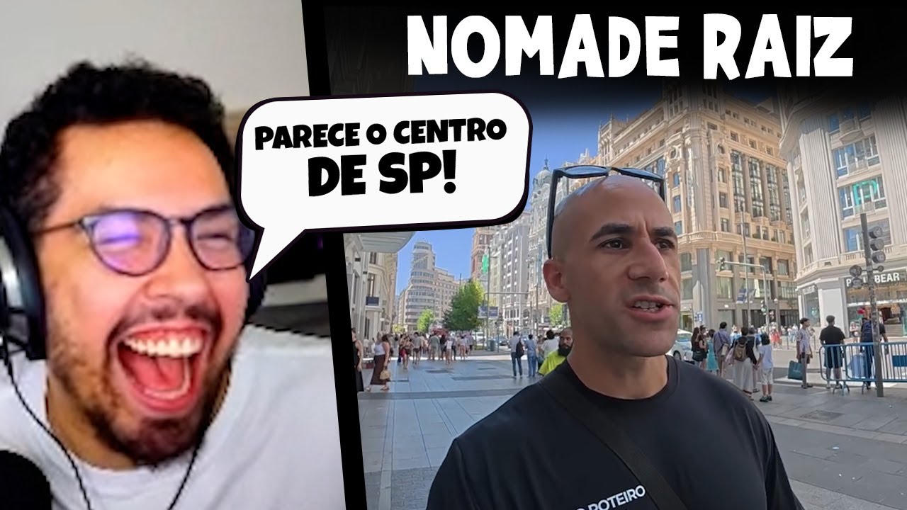 ELE TA NA EUROPA OU NO CENTRO DE SP? YETZ REACT NÔMADE RAIZ EM MADRI