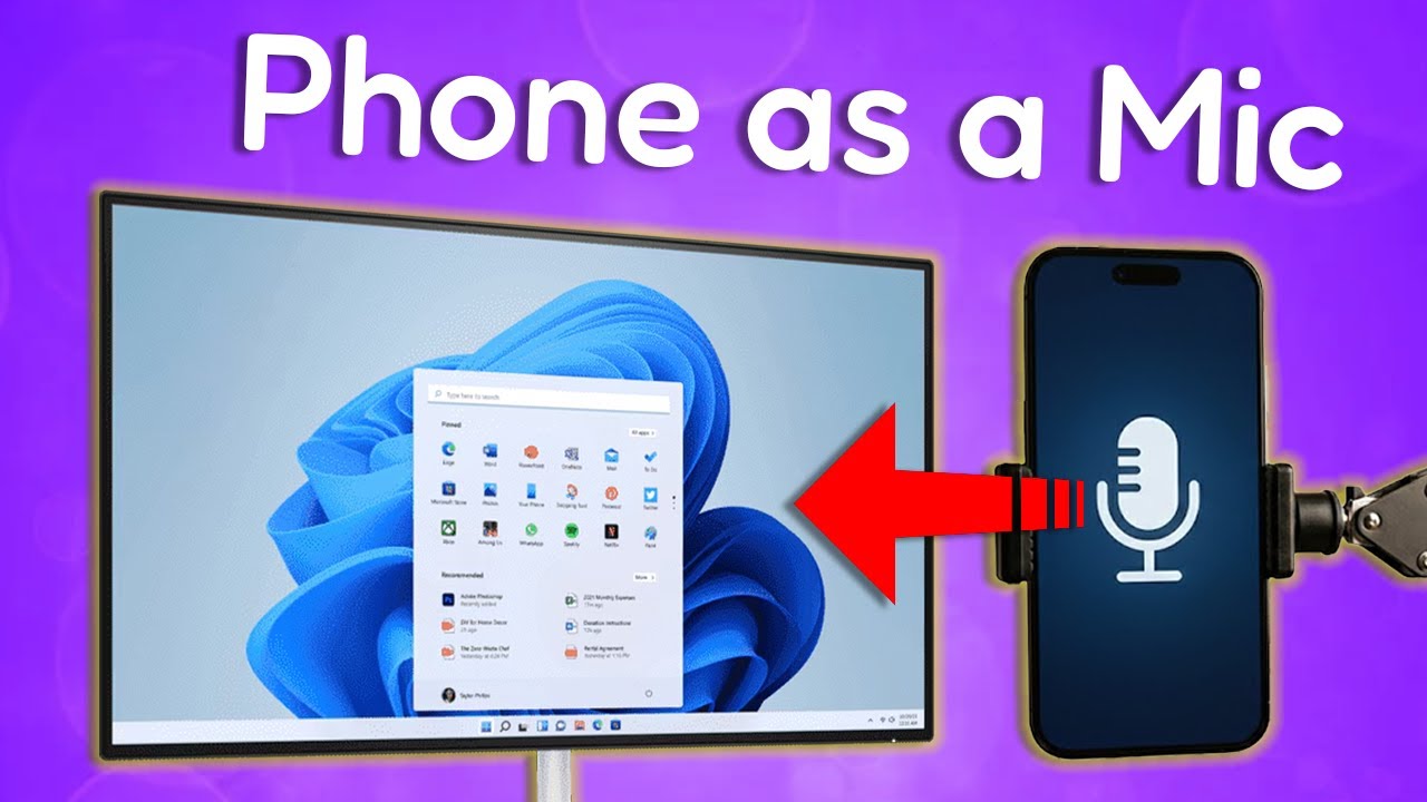 Use Your Android Phone as a Microphone for PC (Free & Open Source)