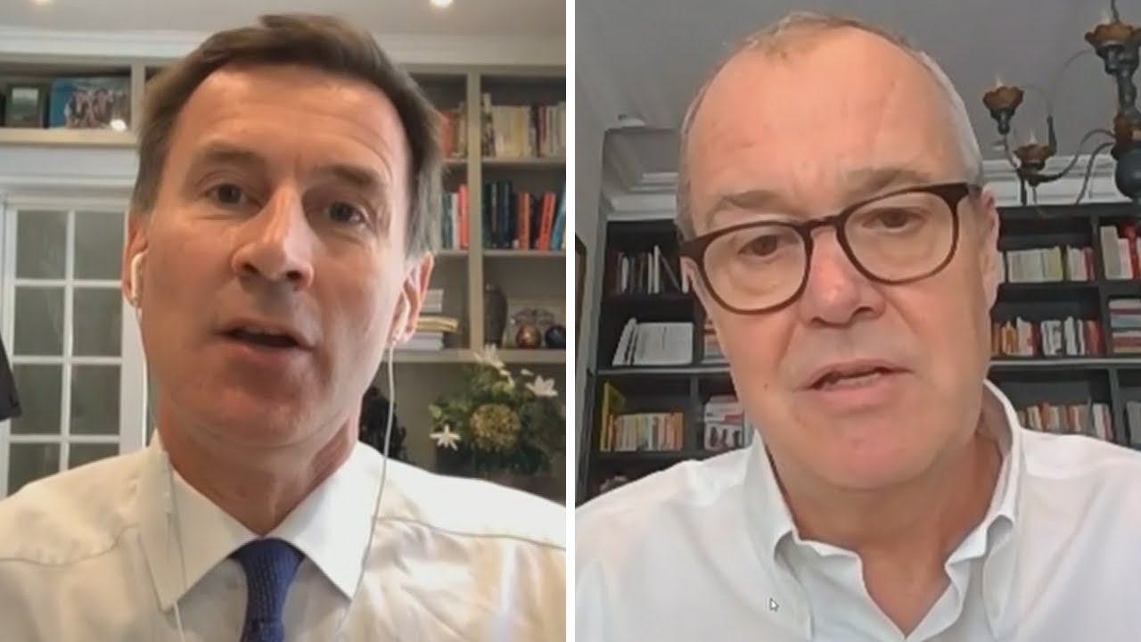 Jeremy Hunt grills Sir Patrick Vallance over UK lockdown measures