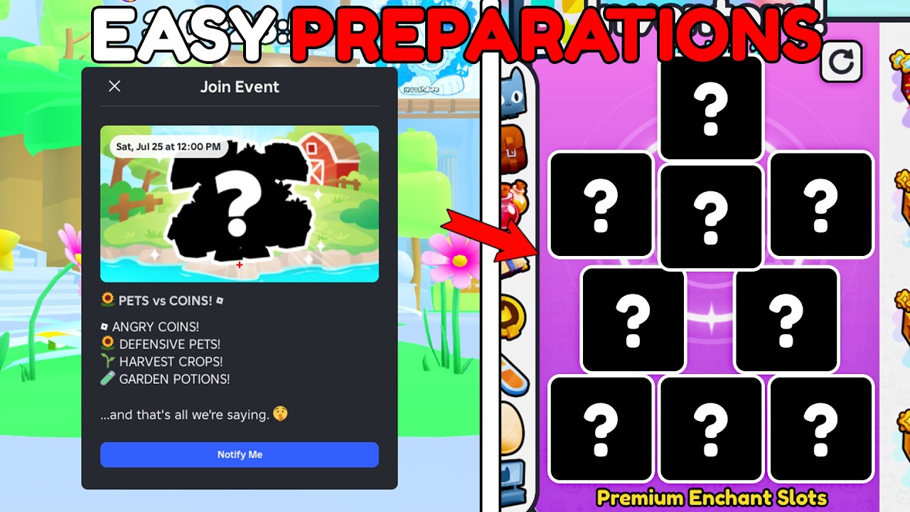 EASY PREPERATIONS for new PETS VS COINS UPDATE in Pet Simulator 99