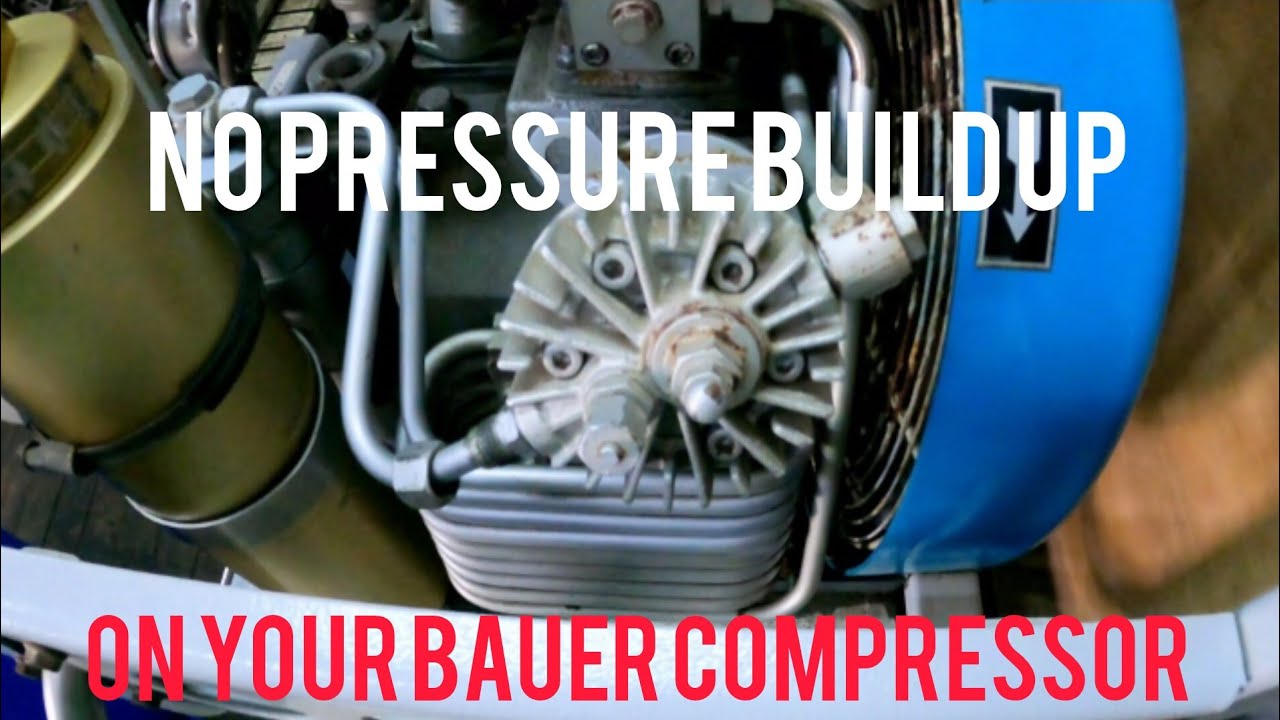HOW TO FIX YOUR 2nd STAGE VALVE FOR YOUR COMPRESSOR BAUER WHEN IT'S NOT BUILDING PRESSURE