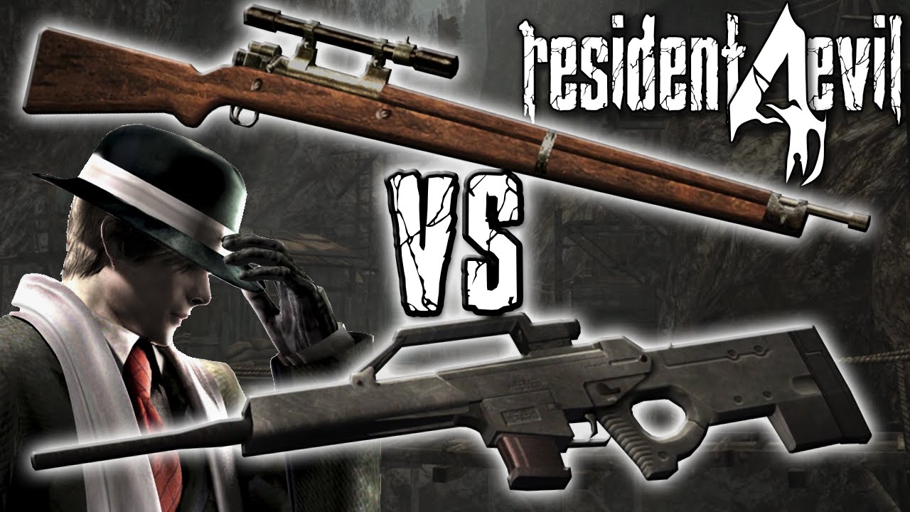RIFLE Vs RIFLE SEMI-AUTO COMPARAÇÃO - RESIDENT EVIL 4