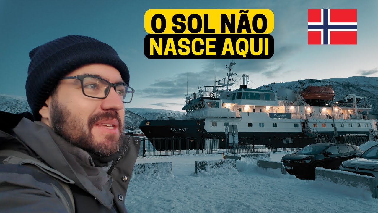 VIVENDO DIAS SEM SOL NA NORUEGA - A escuridão na capital da Aurora Boreal - Tromso