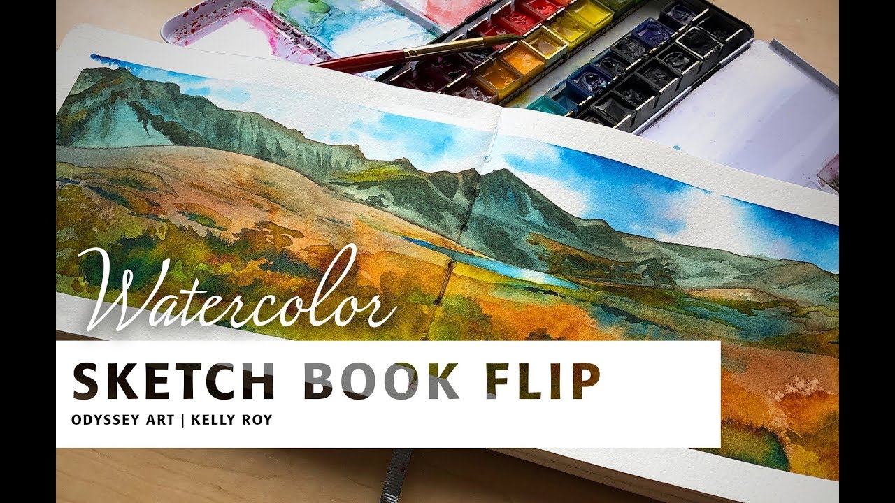 Sketchbook Flip - Etchr Sketchbook 100% Cotton Watercolor Paper