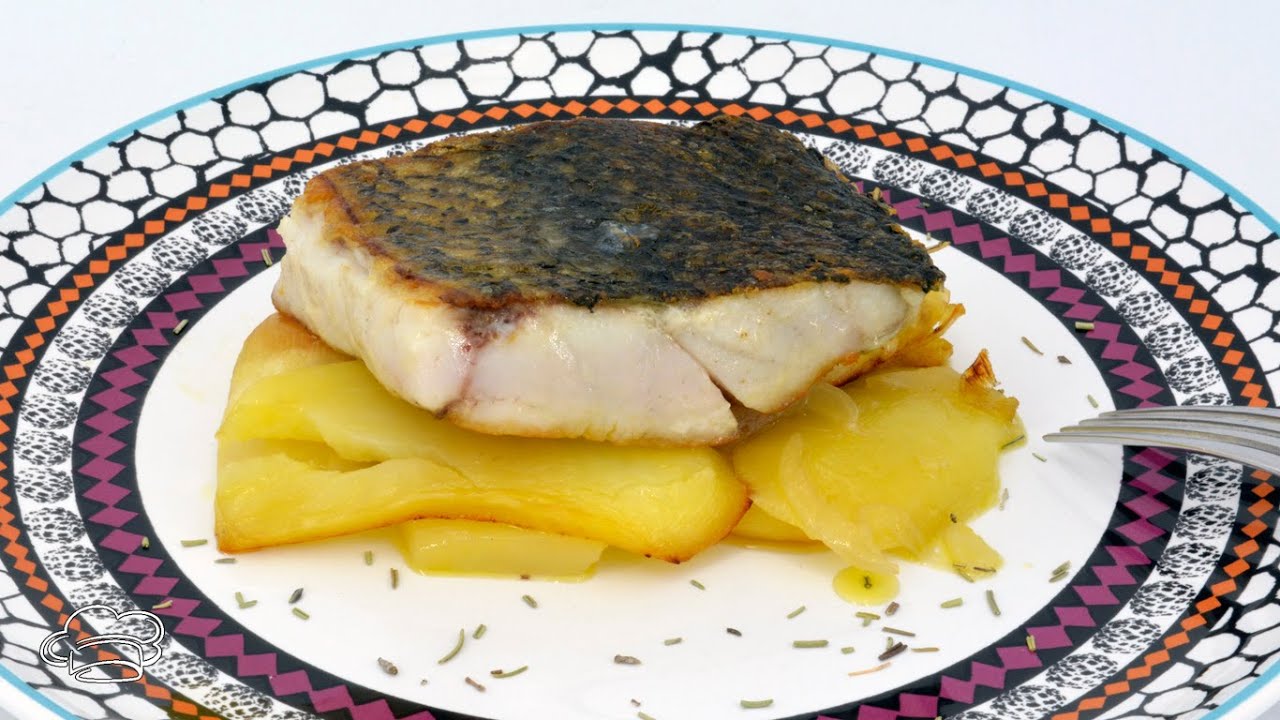 Pescado a la PLANCHA con patatas 😋 - Como Hacer Pescado RICO y SALUDABLE