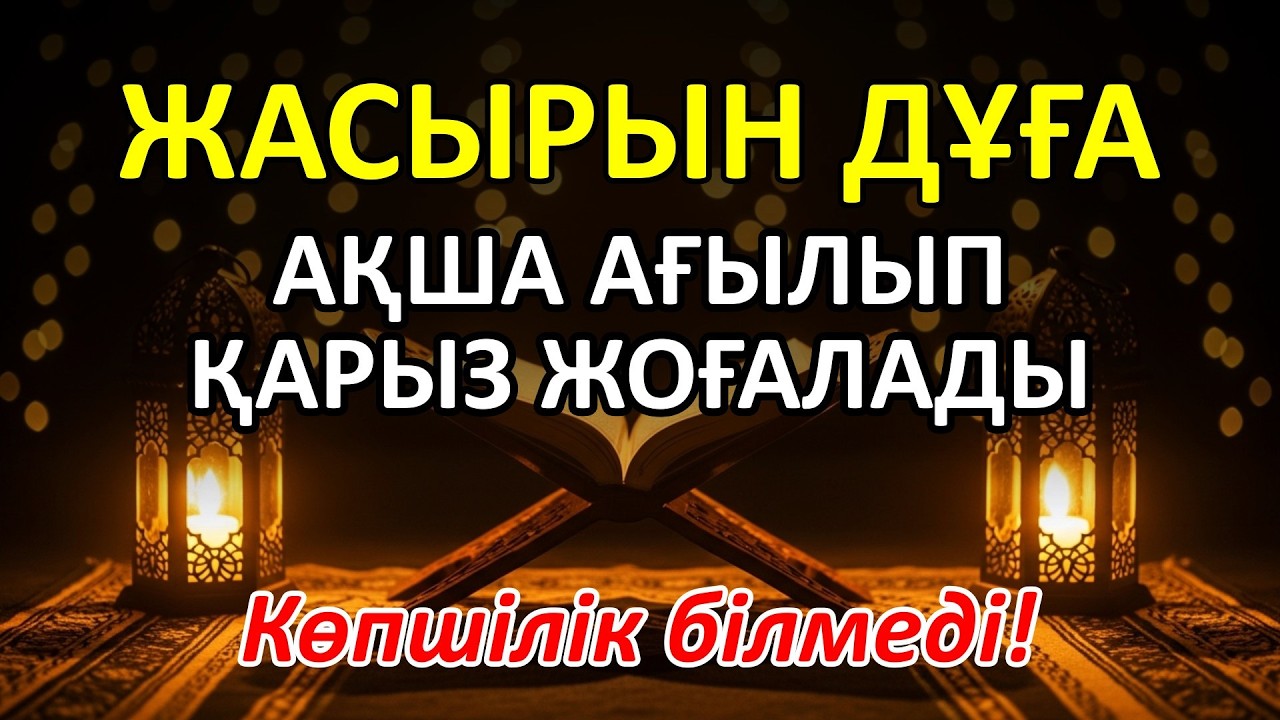 💼 Ірі Кәсіпкерлердің Жасырын Байлық Дұғасы — Қарыздан Құтылып, Байып Кетіңіз!
