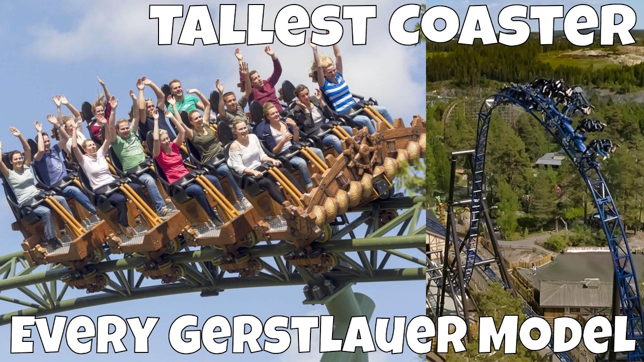 Самые высокие американские горки из каждой модели Gerstlauer.