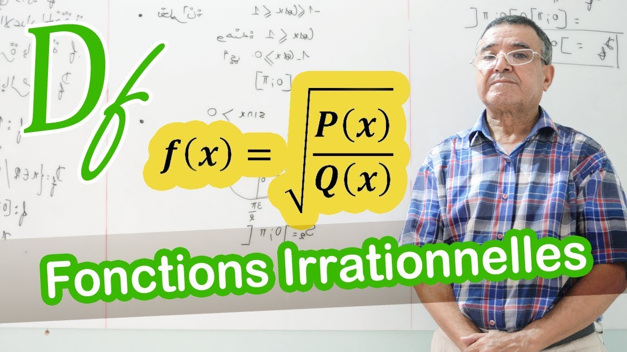 Domaine de définition des Fonctions Irrationnelles - Chemins vers les maths