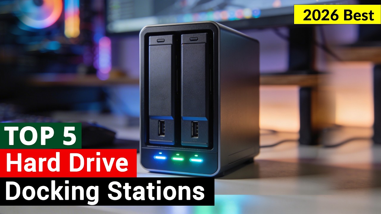 Top 5 Best Hard Drive Docking Stations in 2026 (Clone Drives Fast!)