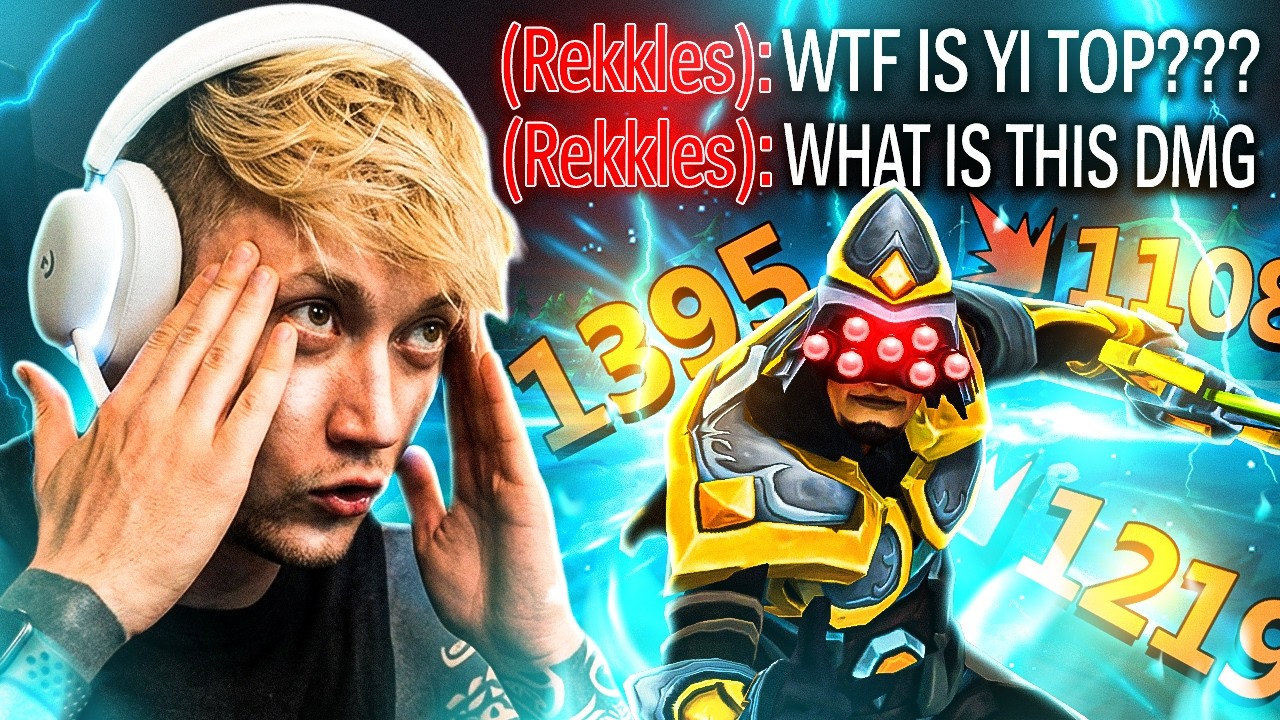 SHOWING REKKLES THE POWER OF MASTER YI TOP