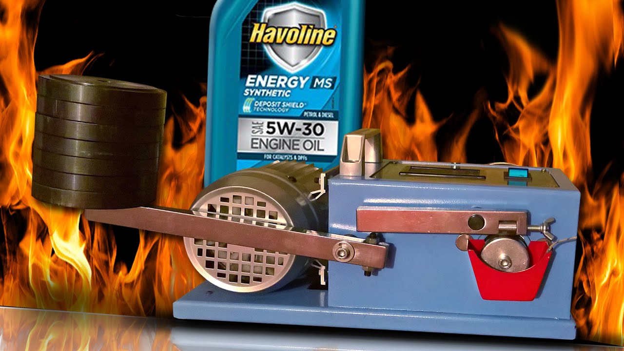 Texaco Havoline Energy MS 5W30 Тест моторного масла 100°C Питерский тестер