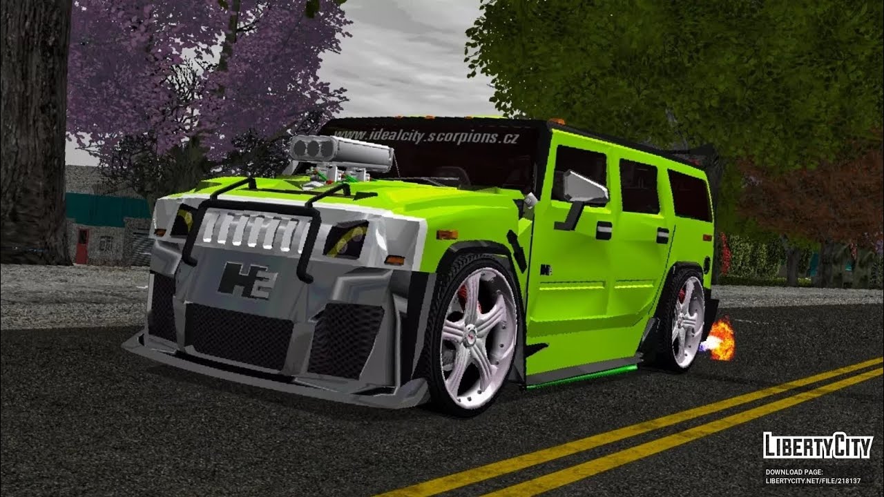 GTA San Andreas modifie with my Hummer 
