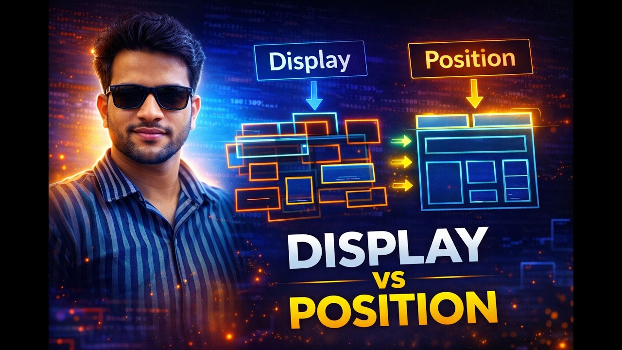 CSS Display & Position Explained Clearly | Display vs Position in CSS (Beginner Friendly)
